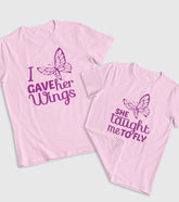 I Gave Wings Unisex Half Sleeve T-Shirts (Pack of 2)